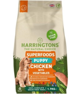 Harringtons Superfoods Chicken with Vegetables Puppy Dry Dog Food 1.7KG