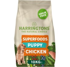 Harringtons Superfoods Chicken with Vegetables Puppy Dry Dog Food 10KG