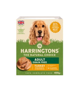 Harringtons Turkey Grain Free Adult Wet Dog Food 400g
