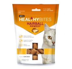 Healthy Bites Hairball Remedy Cat & Kitten Treats 65g