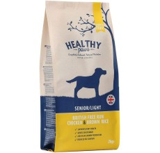 Healthy Paws British Free-Run Chicken & Brown Rice Senior/Light 2kg