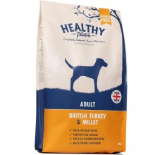 Healthy Paws British Turkey & Millet Adult 6kg