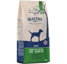 Healthy Paws Grass Fed British Lamb & Brown Rice Adult 2kg
