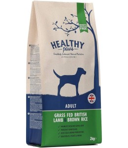 Healthy Paws Grass Fed British Lamb & Brown Rice Adult 2kg