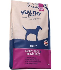 Healthy Paws Rabbit, Duck & Brown Rice Adult 6kg