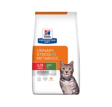 Hill’s Prescription Diet C/D Urinary Stress + Metabolic Weight + Urinary Care - Chicken Cat Dry Food 1.5kg
