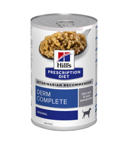 Hill’s Prescription Diet Derm Complete Enviromental/ Food Sensitivities - Egg & Rice Dog Wet Food 370g