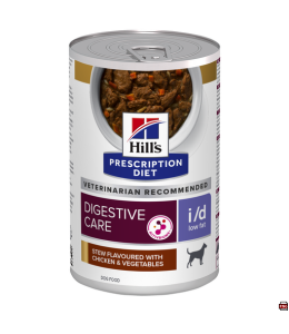 Hill’s Prescription Diet i/d Low Fat Digestive Care - Chicken & Vegetable Dog Wet Food 354g