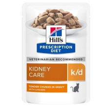 Hill’s Prescription Diet k/d Kidney Care - Chicken & Vegetable Cat Wet FoodPouch 85g