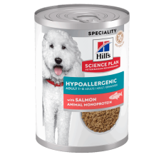 Hill's Science Plan Hypoallergenic Adult Wet Dog Food with Salmon 363g
