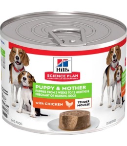 Hill's Science Plan Mousse with Chicken for Puppies & Mother Dogs 200g