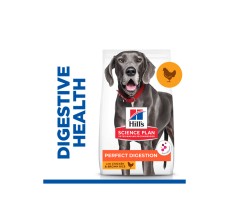 Hill’s Science Plan Perfect Digestion Large Adult 1+ Dog Food with Chicken and Brown Rice 14kg