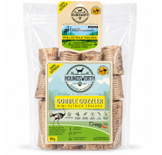 Houndsworth Gobble Guzzler – Hypoallergenic Mini Ostrich Trachea 80g