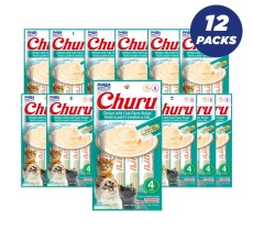 INABA CHURU CHICKEN WITH CRAB 56 g/4 sticks - Pack of 12