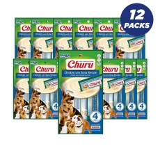 INABA CHURU chicken with tuna recipe 56g/4 sticks per pack - Pack of 12