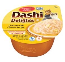 Inaba Cup Dashi Delights Chicken with Cheese - 70g - Pack of 12