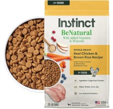 Instinct Be Natural Kibble Chicken & Brown Rice Dry Dog Food (25lbs)