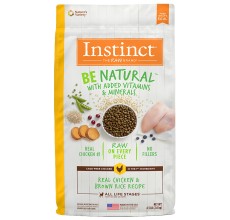 Instinct Be Natural Kibble Chicken & Brown Rice Dry Dog Food (4.5lbs)