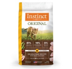 Instinct Original Grain Free Chicken Dry Cat Food (11lbs)