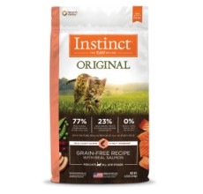 Instinct Original Grain Free Salmon Dry Cat Food (10lbs)