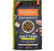 Instinct Raw Boost Kibble Chicken Healthy Weight Dry Dog Food - 20lb