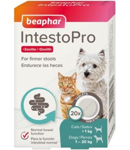 IntestoPro Anti Diarrhea Tablet Small Dog & Cat 20 tab