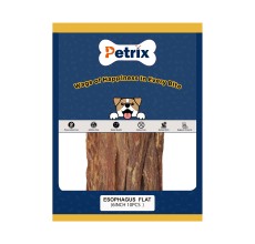 Petrix Flat Esophagus Natural Dog Chew Treat, 10 Pcs (6 Inch)