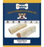 Petrix Filled Bone Dog Chew Treat, 2 Pcs (4 Inch)