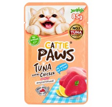 JerHigh Cattie Paws Tuna Topping Chicken in Jelly 85G