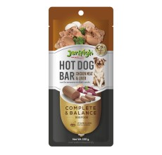 JerHigh Hotdog Bar Chicken and Liver 150G