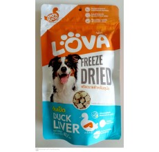 Lova 100% Pure Freeze-Dried Duck Liver Treats for Dogs – 40g