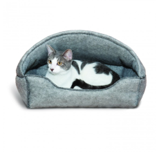 K & H Amazin' Hooded Lounger Gray