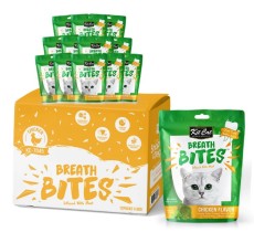 Kit Cat Breath Bites - Salmon Flavor (60g) - Pack of 12