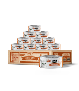 Kit Cat Chicken & Beef 80g - Pack of 12
