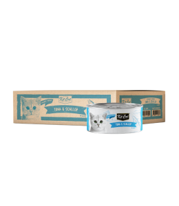 Kit Cat Chicken Mousse With Tuna Topper 80g - Pack of 12