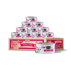 Kit Cat Chicken & Prawn 80g - Pack of 12