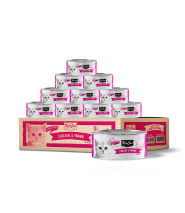 Kit Cat Chicken & Prawn 80g - Pack of 12