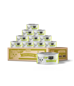 Kit Cat Chicken & Seafood Toppers 80g - Pack of 12