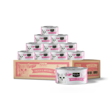 Kit Cat Chicken & Whitebait Toppers 80g - Pack of 12