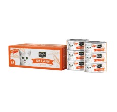 Kit Cat Deboned Tuna & Salmon Toppers 6x50g