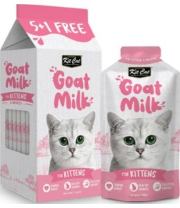 Kit Cat Goat Milk For Kitten 300ml (6x50ml)