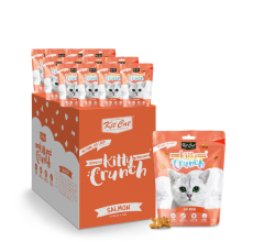 Kit Cat - Kitty Crunch Salmon Flavor (60g) - Pack of 12