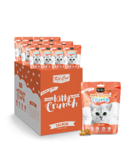Kit Cat - Kitty Crunch Salmon Flavor (60g) - Pack of 12