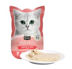 Kit Cat Petite Pouch 70g - Chicken & Beef