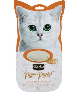 Kit Cat Puree Chicken & Salmon 15g - Pack of 12