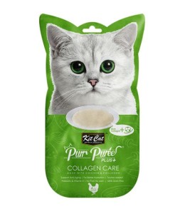 Kit Cat Puree Plus Collagencare (Chicken) 60g - Pack of 12
