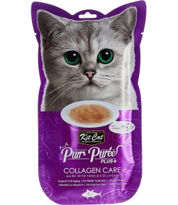 Kit Cat Puree Plus Collagencare (Tuna) 60g - Pack of 12