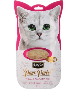 Kit Cat Puree Tuna & Smoked Fish 15g - Pack of 12