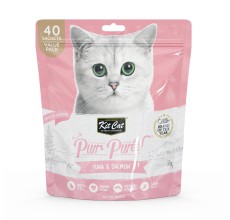 Kit Cat Purr Puree Tuna &amp; Salmon (40 Sachets Value Pack)
