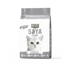 Kit Cat Soya Clump Soybean Litter - Charcoal 7L(1 Box – 6pcs)